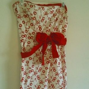 Skull and Cherries summer Dress Pinup/Punk/Retro